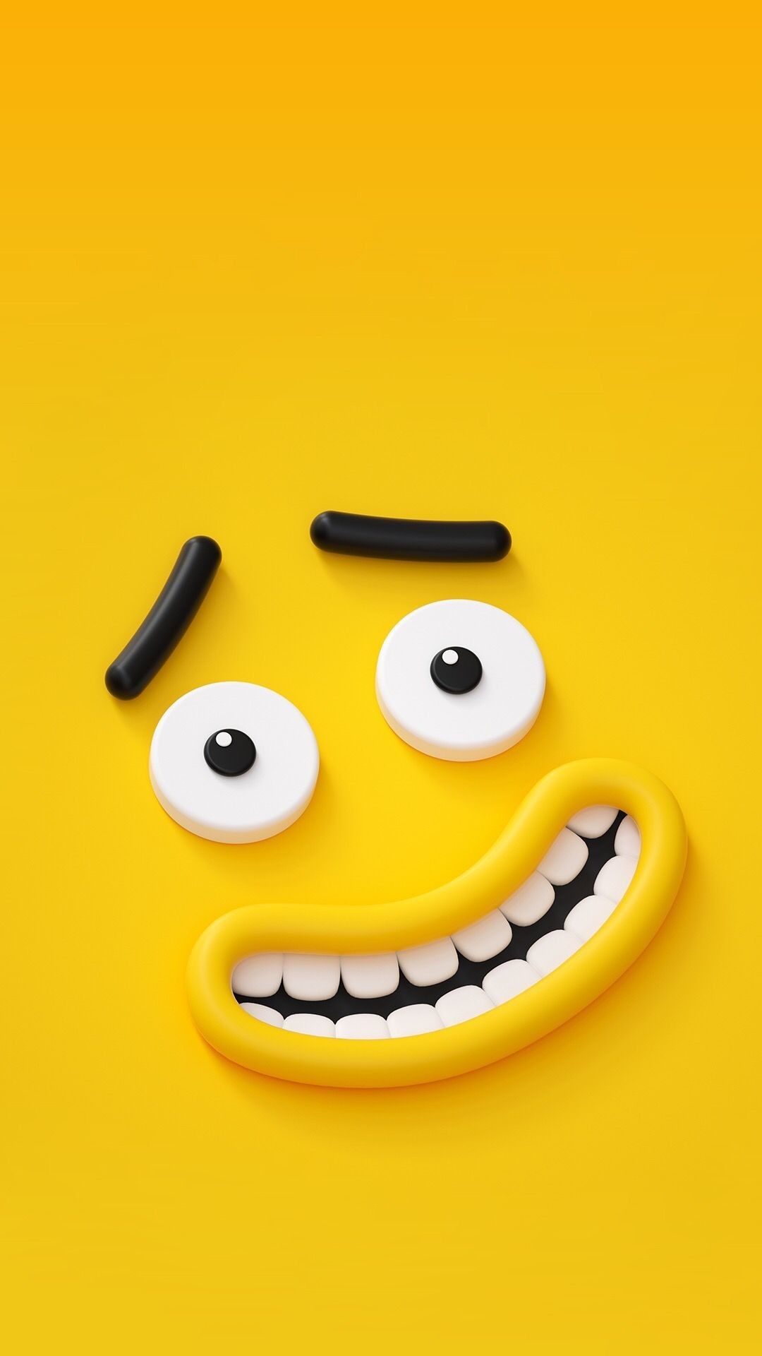 HD wallpaper: Smiley Happy, yellow emoji, 3d and abstract | Wallpaper Flare