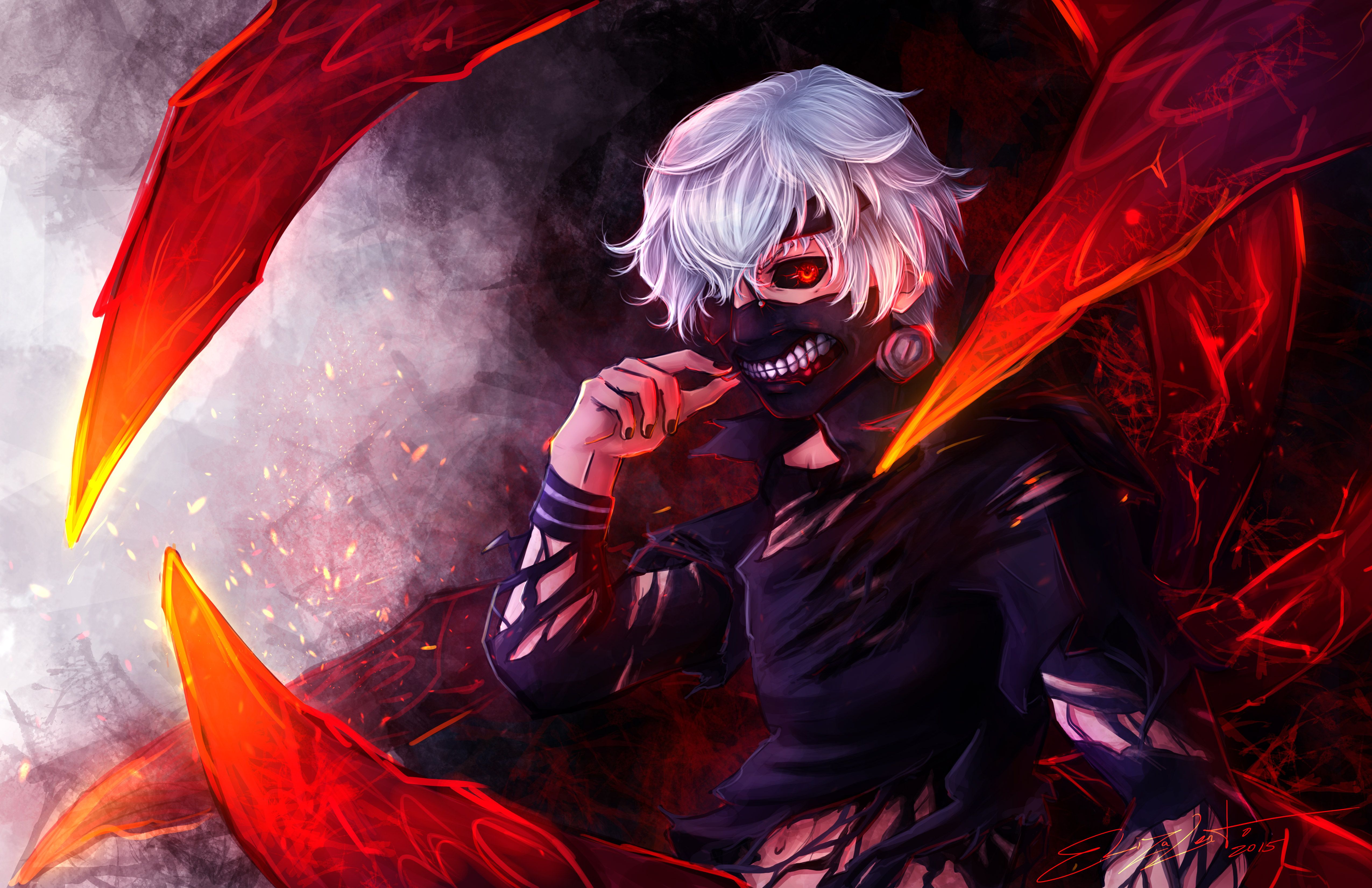 Tokyo Ghoul Ken Kaneki Personalities UHD 4K Wallpaper