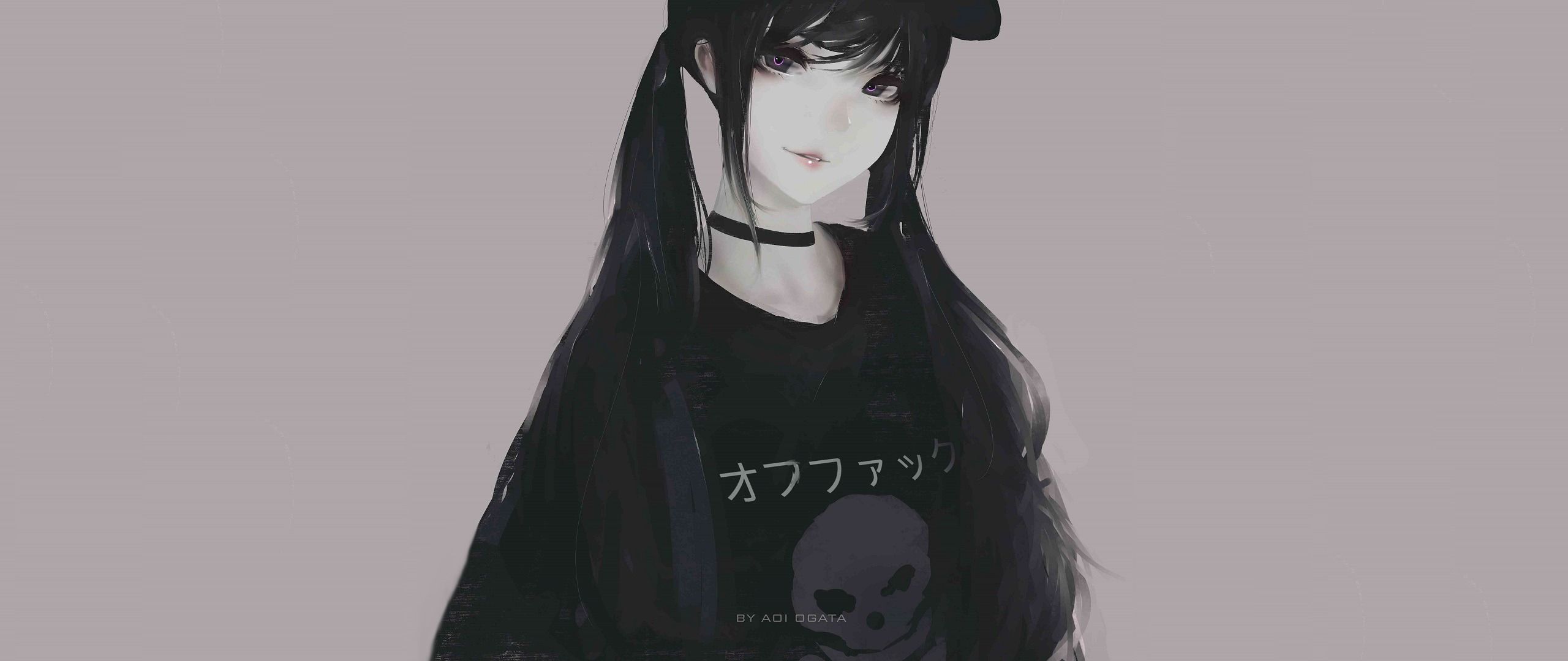 Aoi Ogata Anime Girl Digital Artist 2560x1080 Resolution