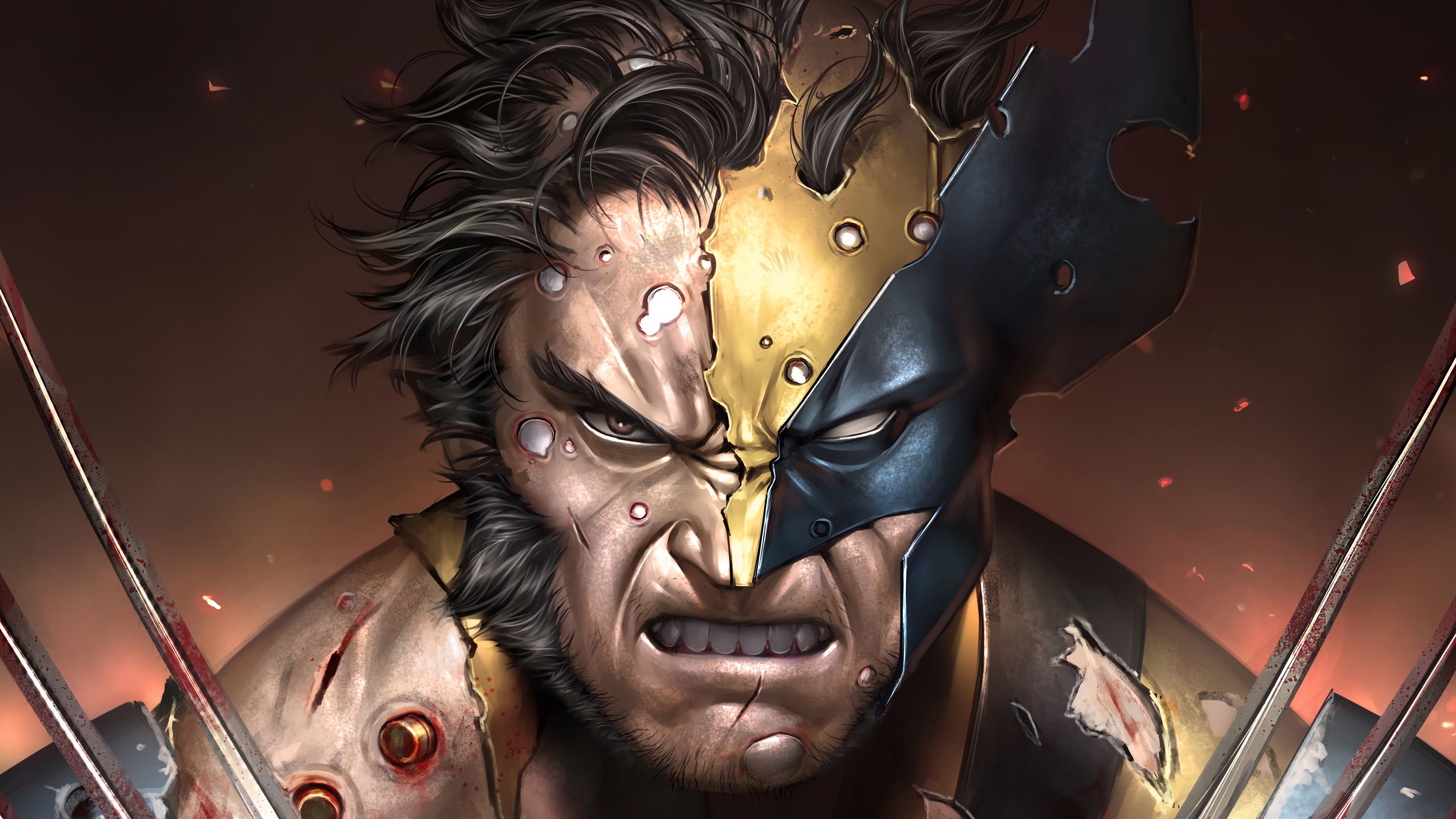 Comics Wolverine X Men Marvel Comics James Howlett Weapon X HD Wallpaper Background Image