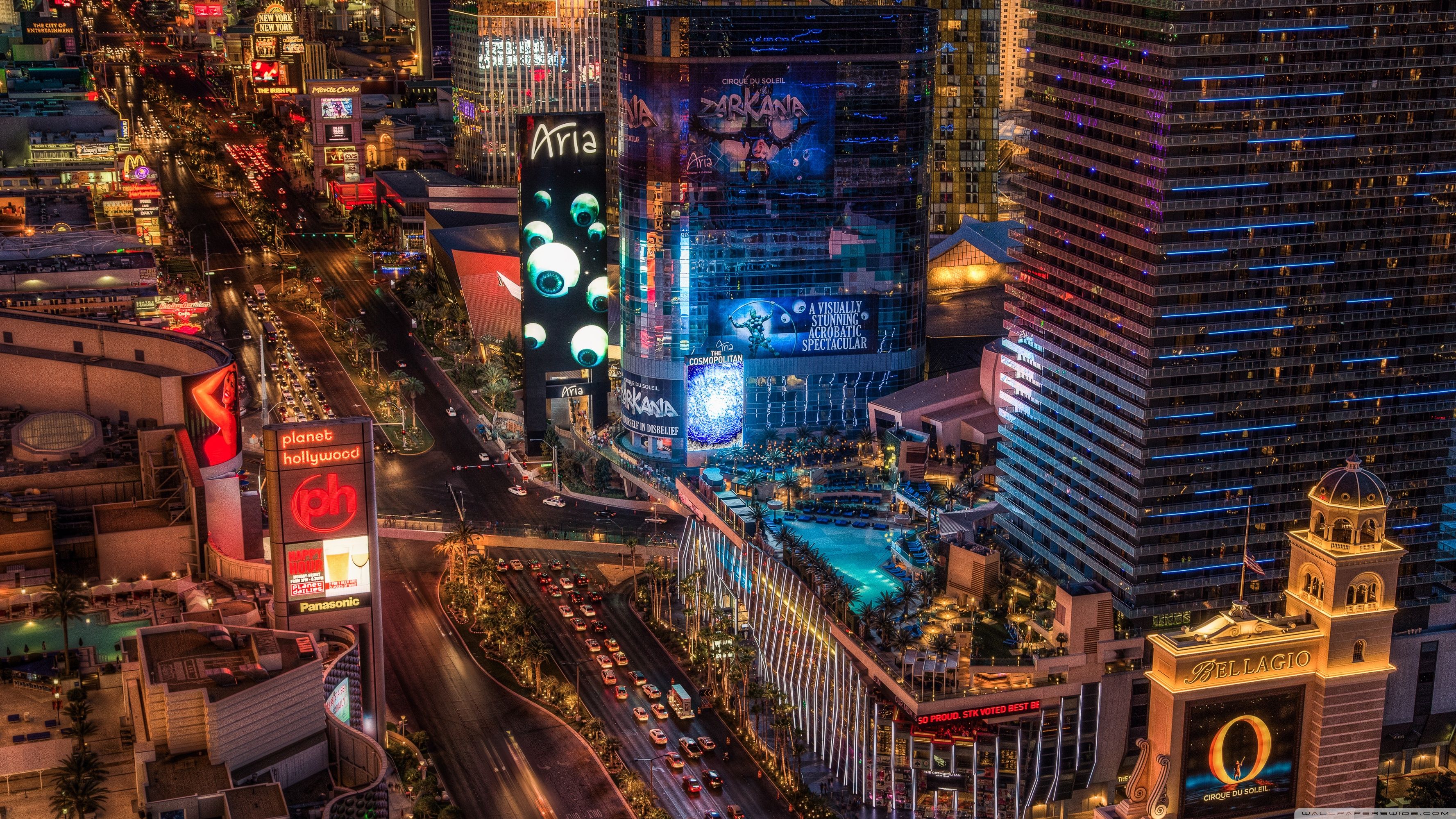 Las Vegas Boulevard Ultra HD Desktop Background Wallpaper for 4K