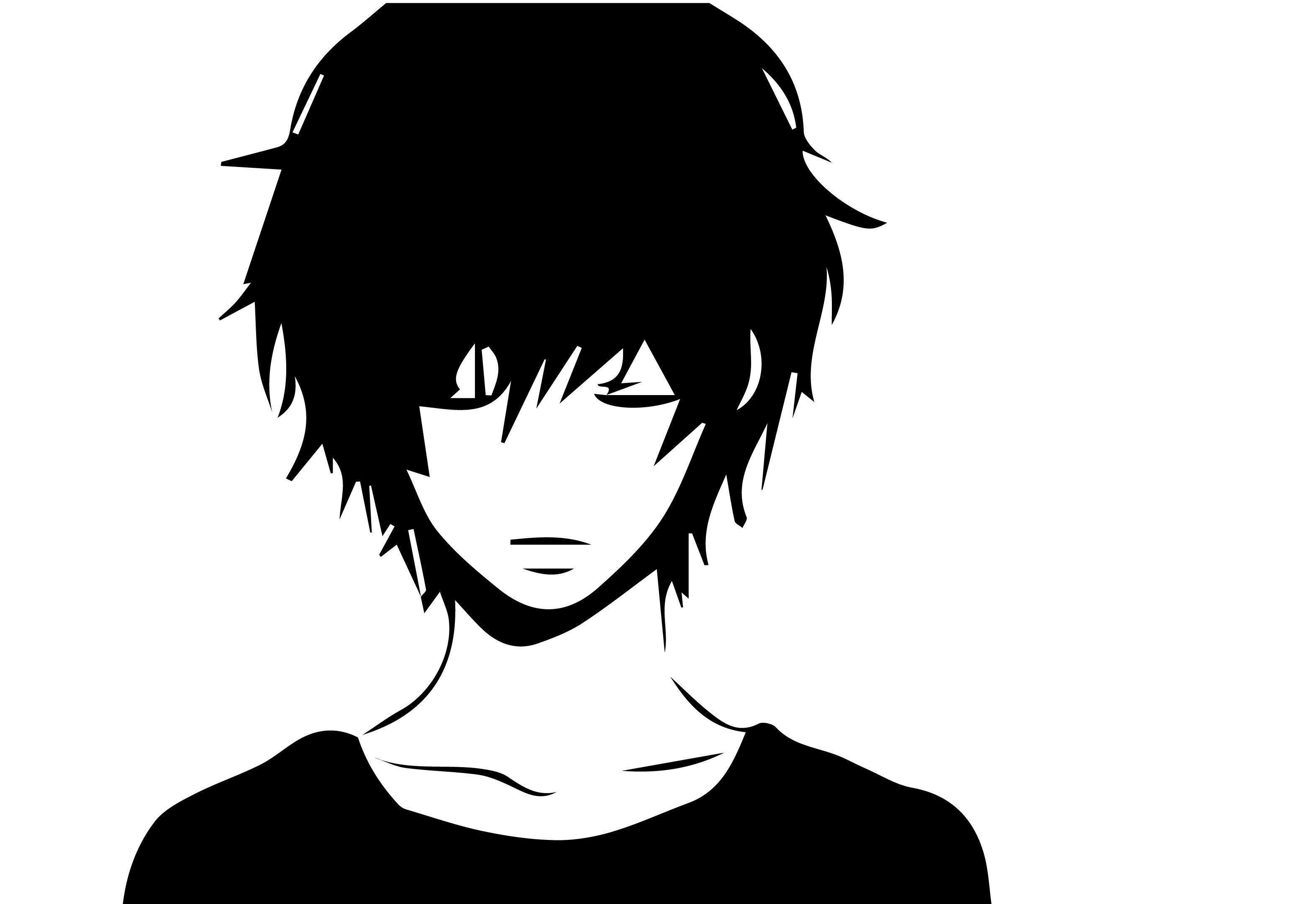 Anime Boy Black And White 4k Wallpapers Wallpaper Cave