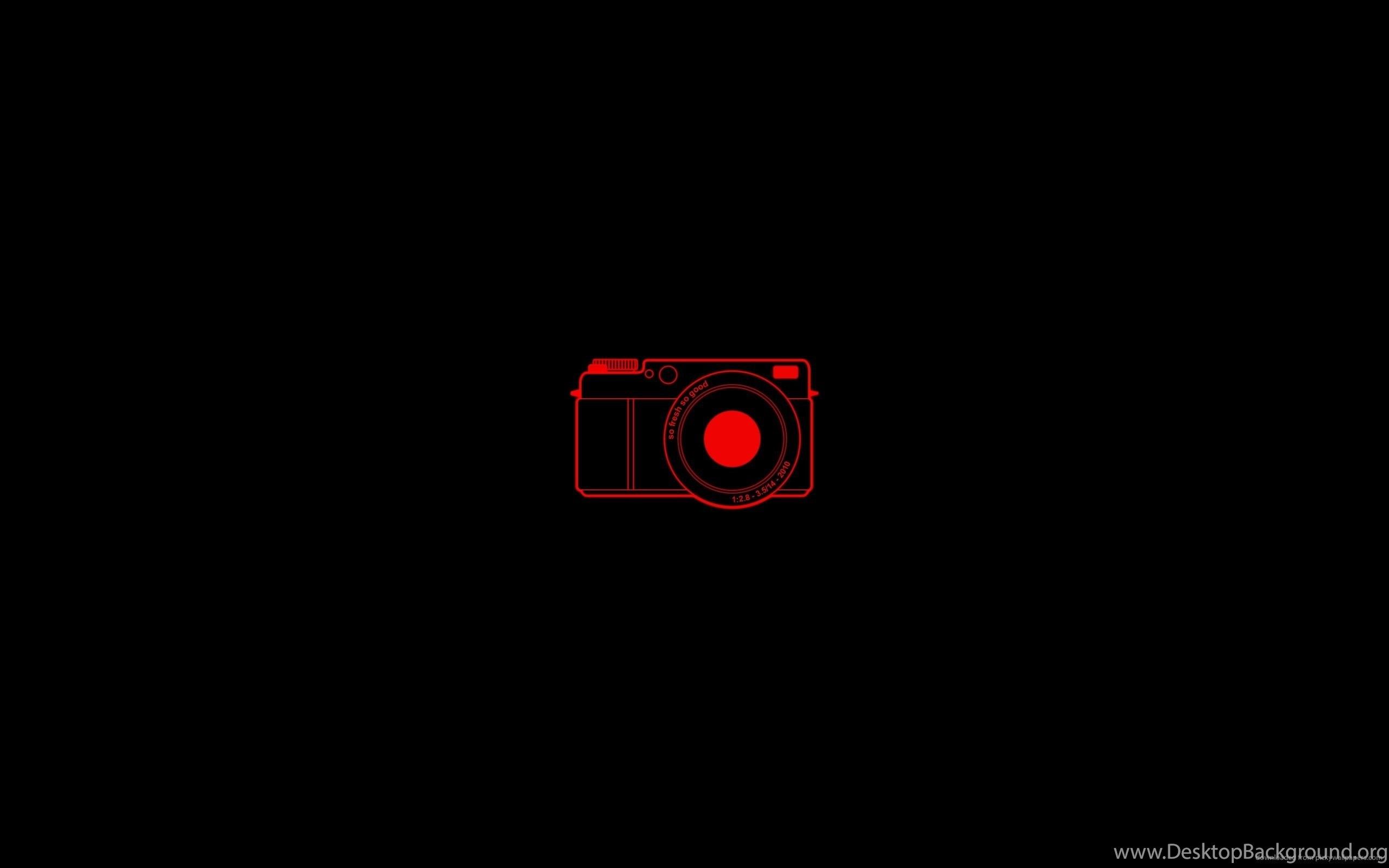 Download 2560x1600 Minimal Red Camera Wallpaper Desktop Background