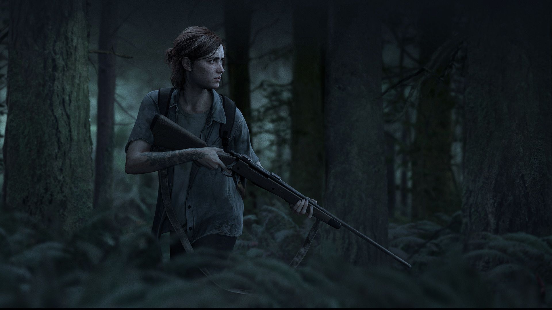 The Last of Us Part 2 Ellie Wallpaper (Dark Tint)