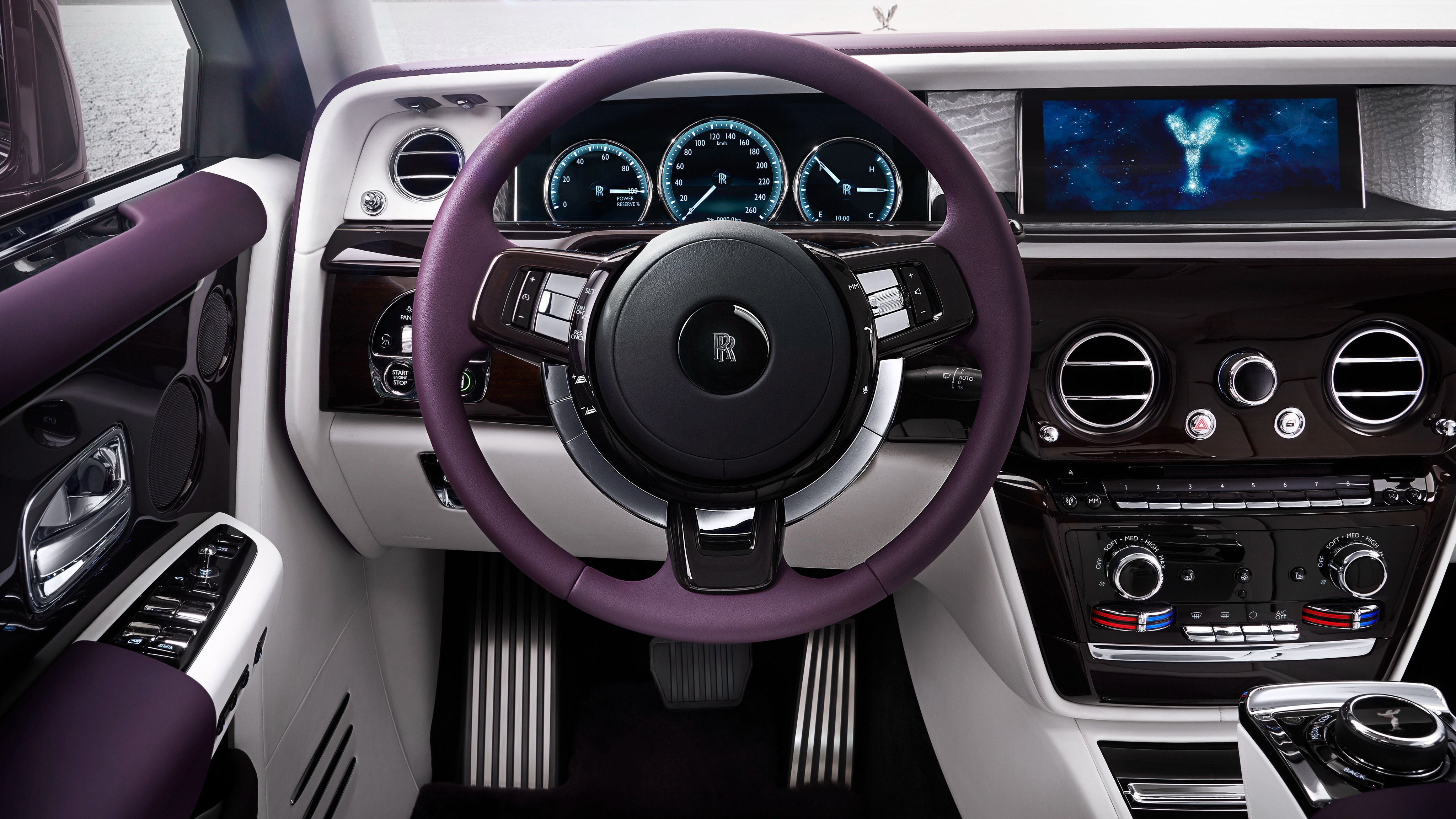 Rolls Royce Phantom EWB Interior Wallpaper. HD Car