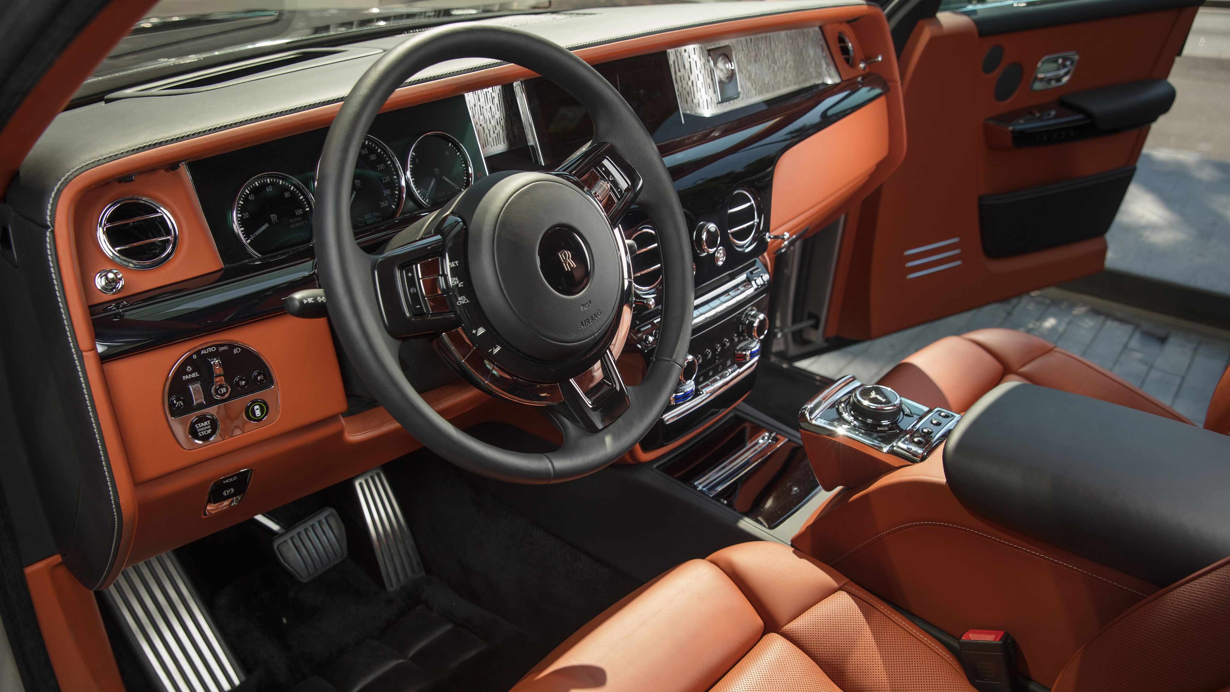 Rolls Royce Phantom 4K Interior Wallpaper. HD Car Wallpaper
