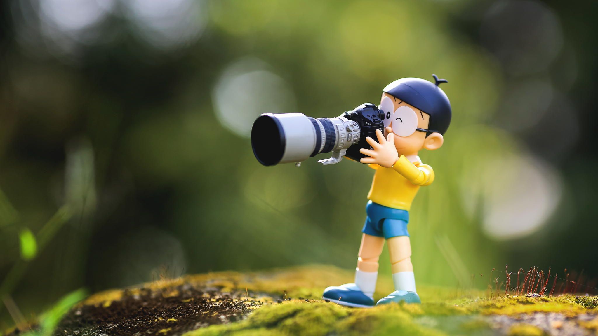 Nobita The Wildlife Photographer by yohanes sanjaya. Doraemon
