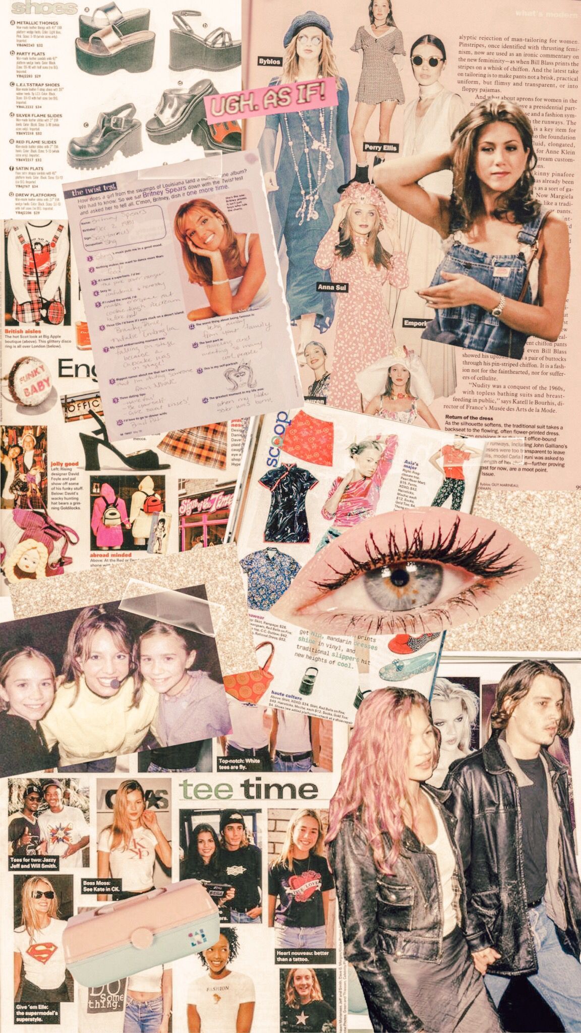 90s collage inspo iphone wallpaper. iPhone wallpaper 90s, Cute
