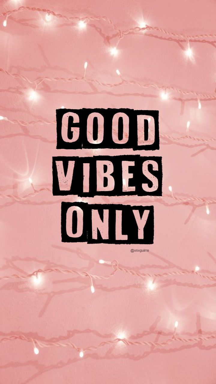 Background, lockscreen, wallpaper, loockscreen, pink, good vibes only I hope you like. iPhone wallpaper vintage, Wallpaper tumblr lockscreen, Good vibes wallpaper