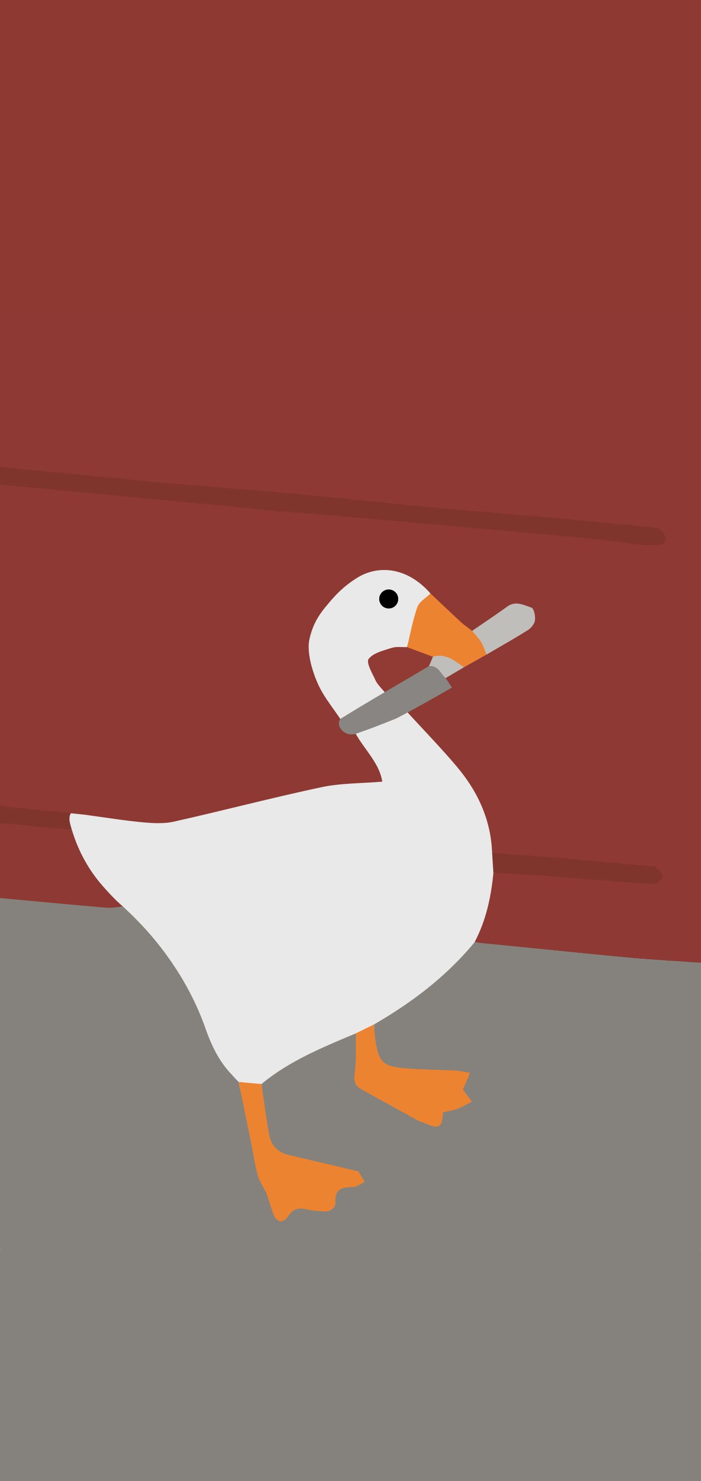 A high res, armed goose for phone wallpaper everywhere