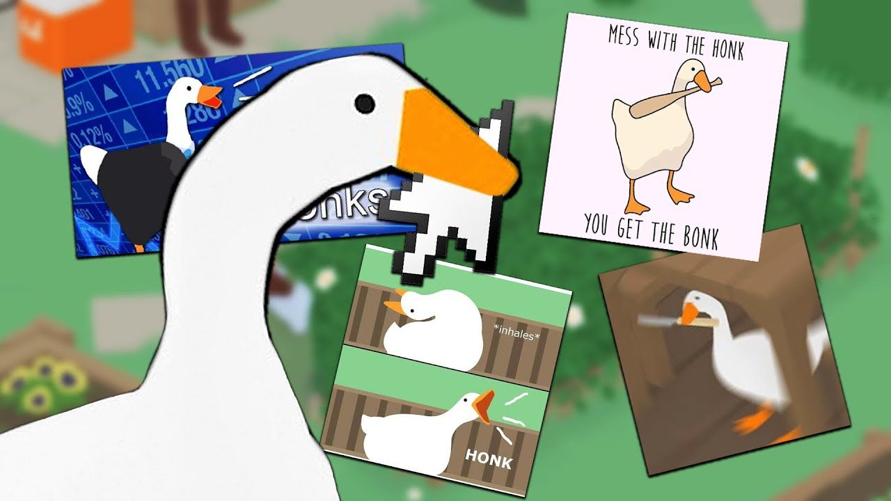 Untitled Goose Game But DESKTOP GOOSE Brings Me Memes