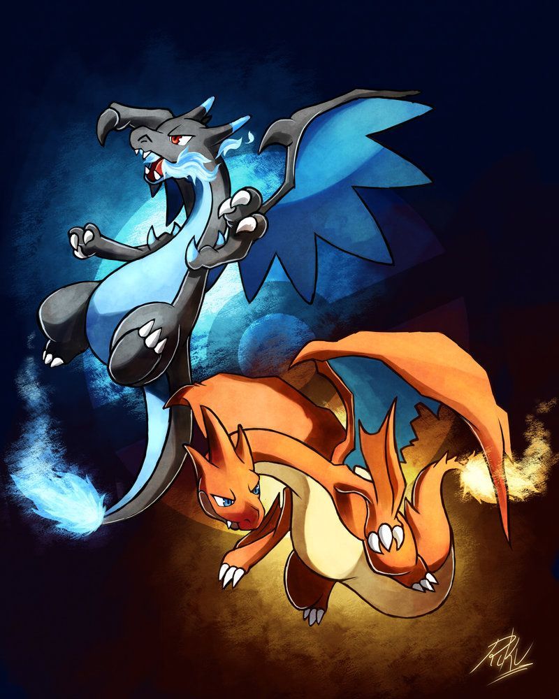 Shiny Mega Charizard X Wallpaper Free Shiny Mega Charizard