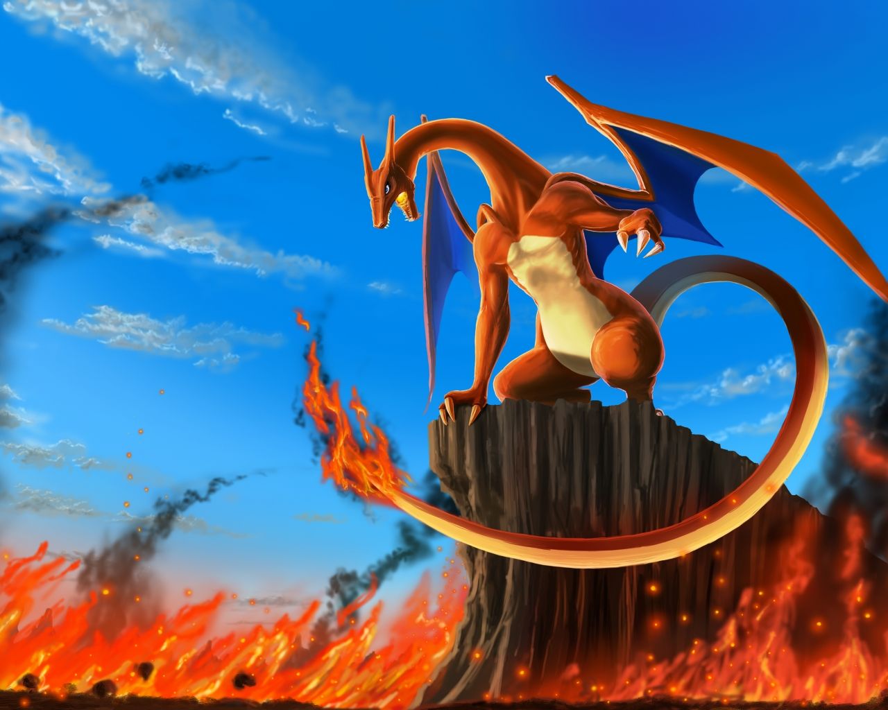 Free download Pokemon Mega Evolution Charizard Image HD Wallpaper