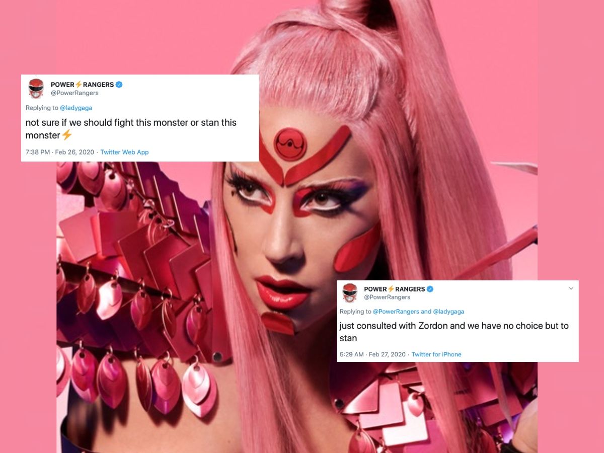 The Power Rangers just came out as Lady Gaga stans. Yes, really