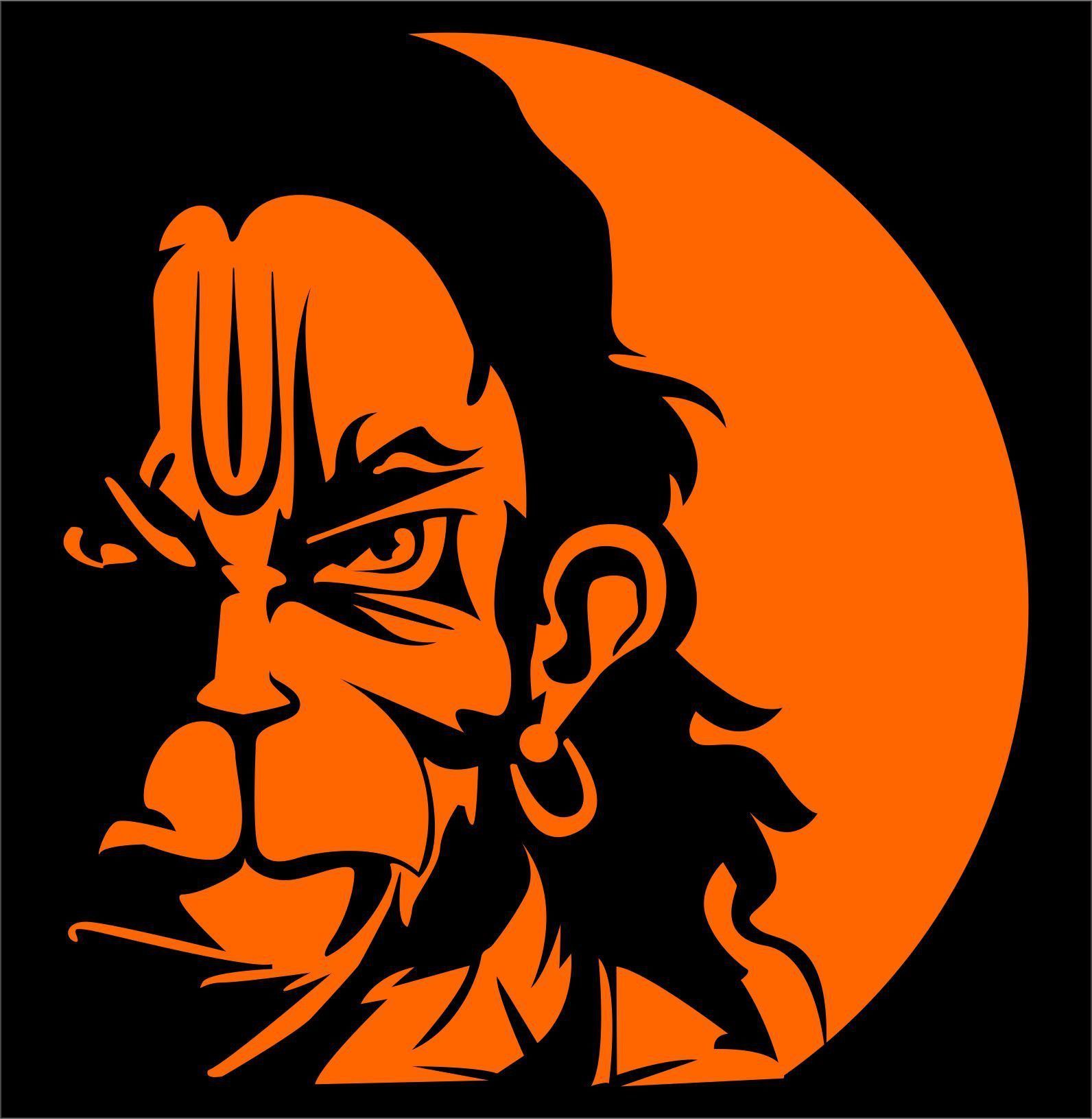 iDesign Hanuman Face 5inch Windows Car Sticker. Hanuman wallpaper