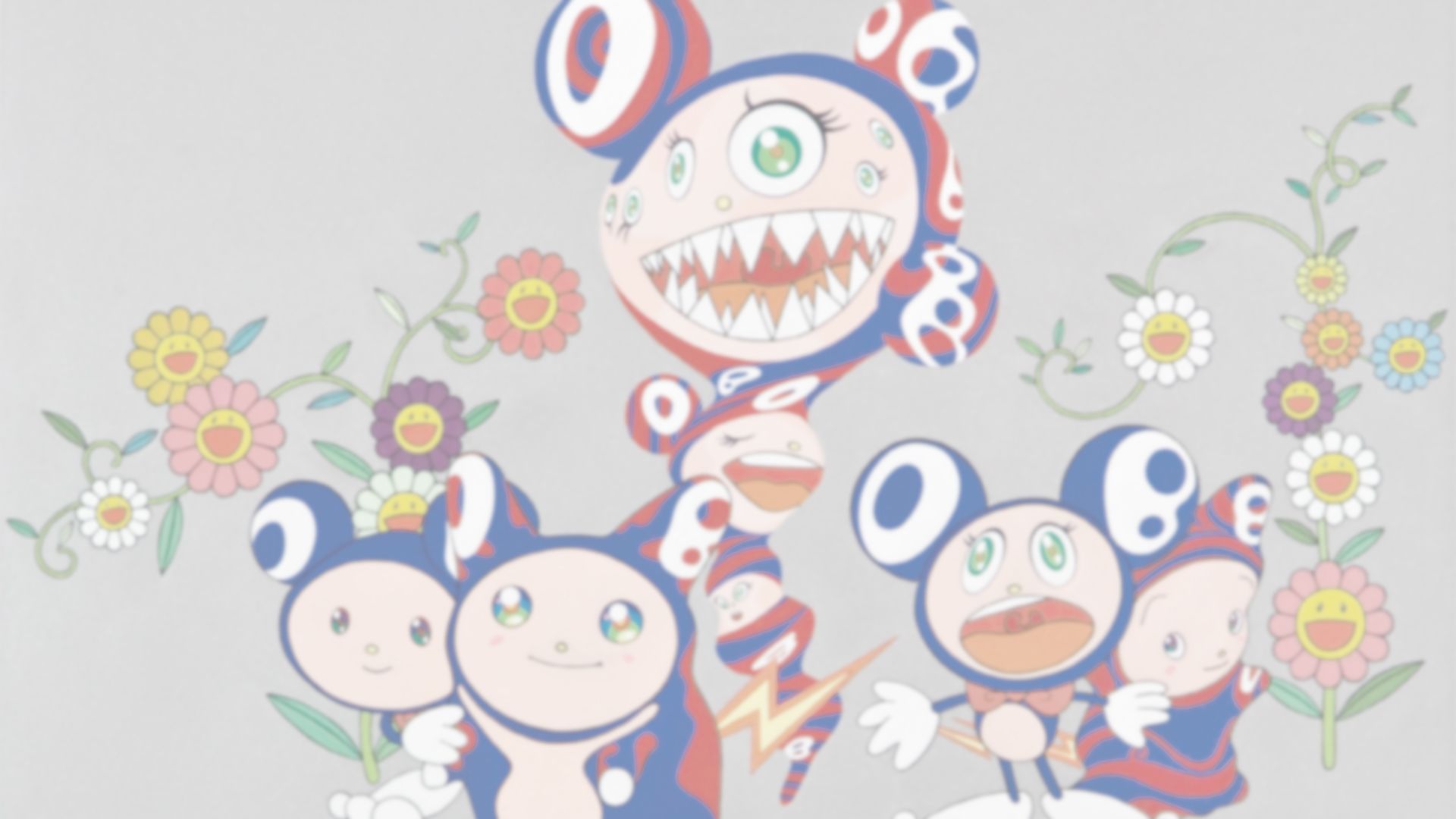 Murakami Wallpaper. Louis Vuitton