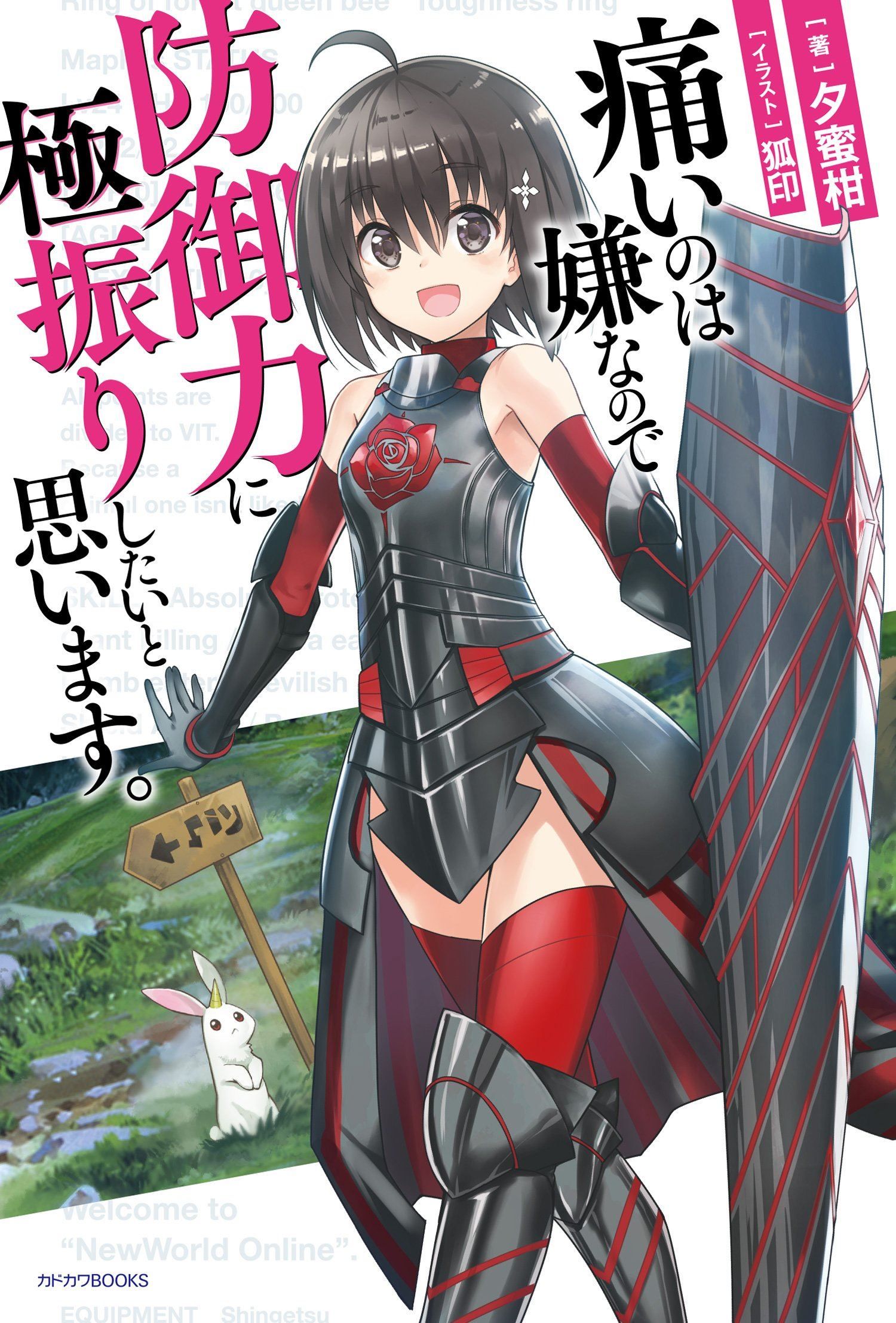 怕痛少女的防御特化 怕痛的我，把防禦力點滿就對了. Light novel