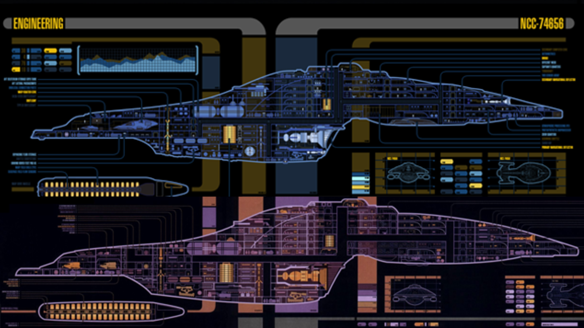 Redesigning the MSD of Star Trek's USS Voyager