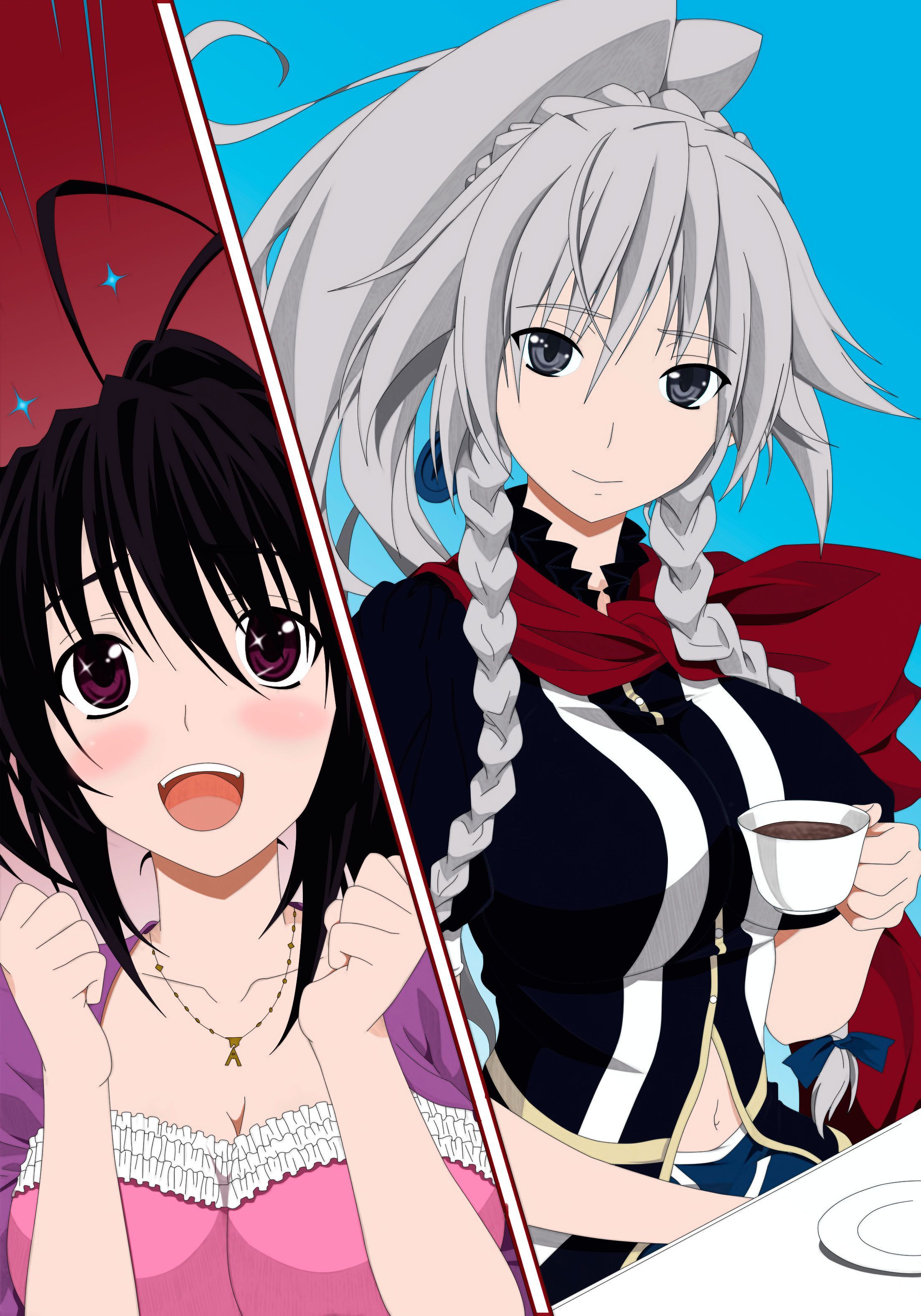 Neon. High school, Anime, School