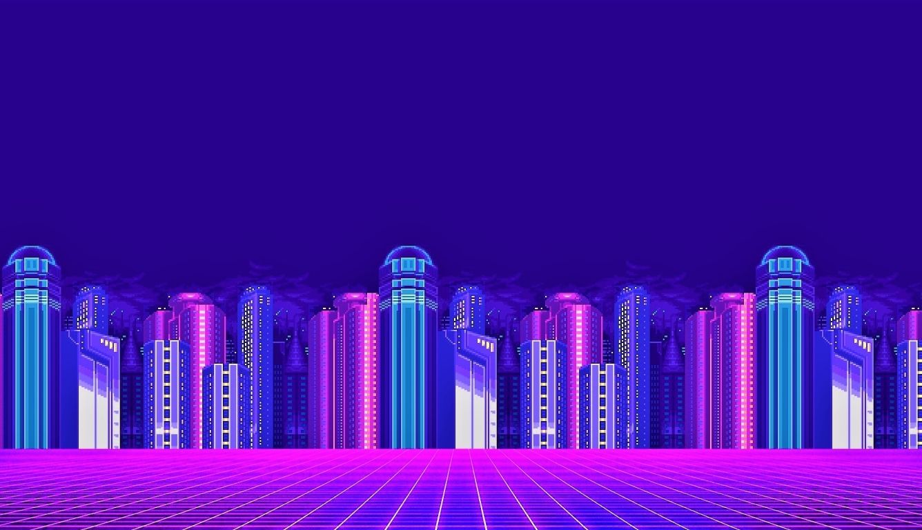 Neon City HD Laptop Wallpaper, HD Artist 4K Wallpaper