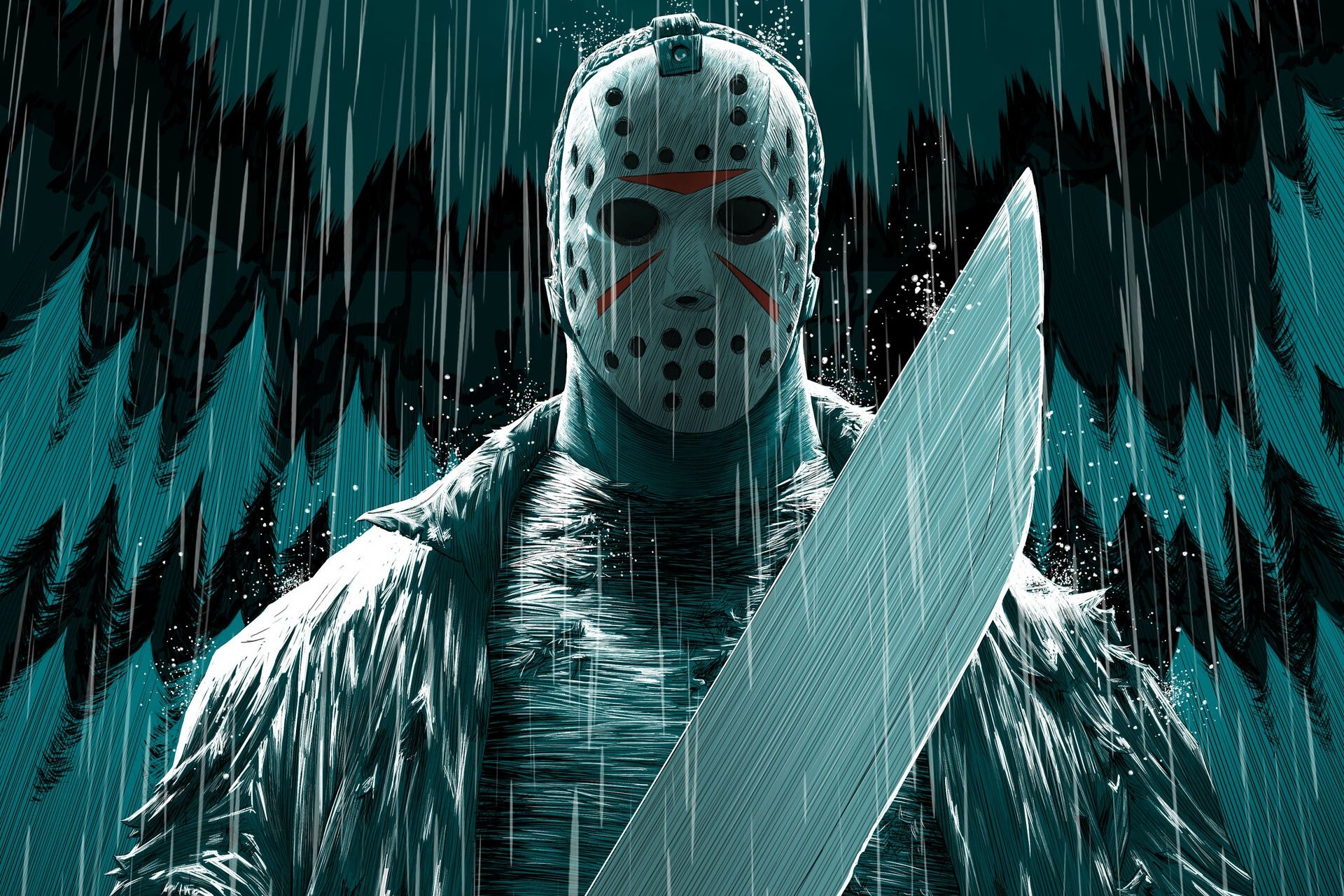 Wallpaper Of Jason Voorhees, Mask, Movie, Friday The