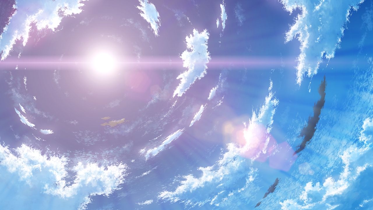 Free download Sky Anime Background [1280x720] for your Desktop