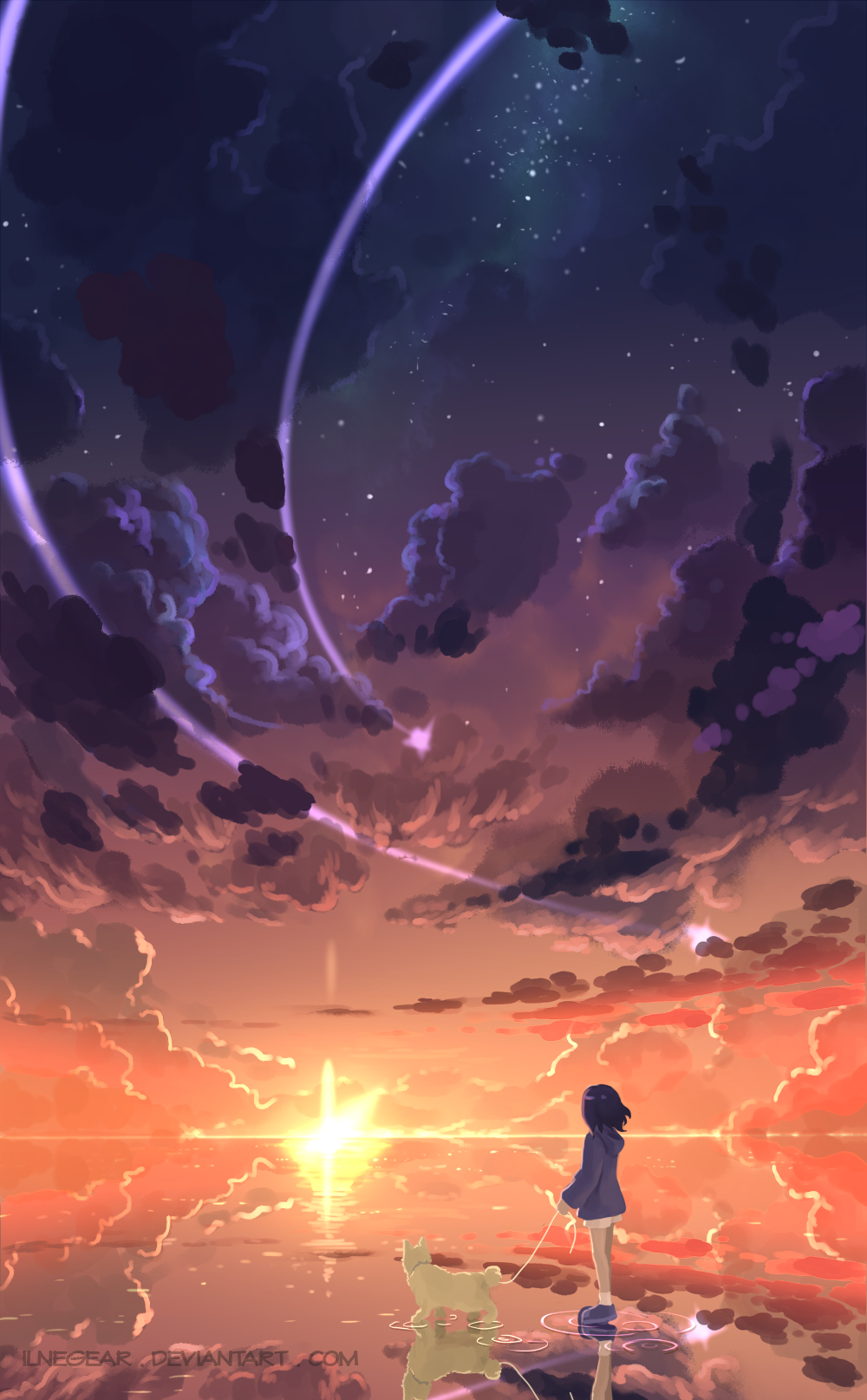 Anime Sky Wallpaper #Anime #Wallpaper #AnimeWallpaper