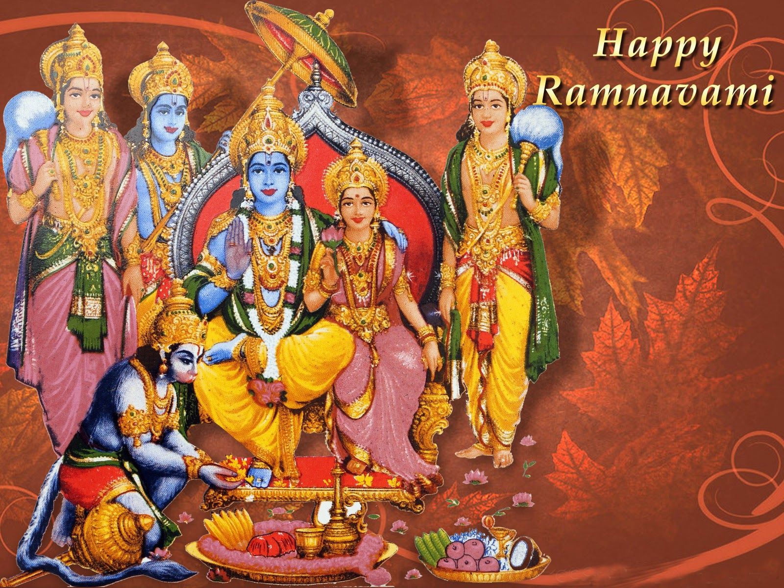 Digital Hub Inc: Happy Sri Rama Navami Greetings HD Wallpaper SMS