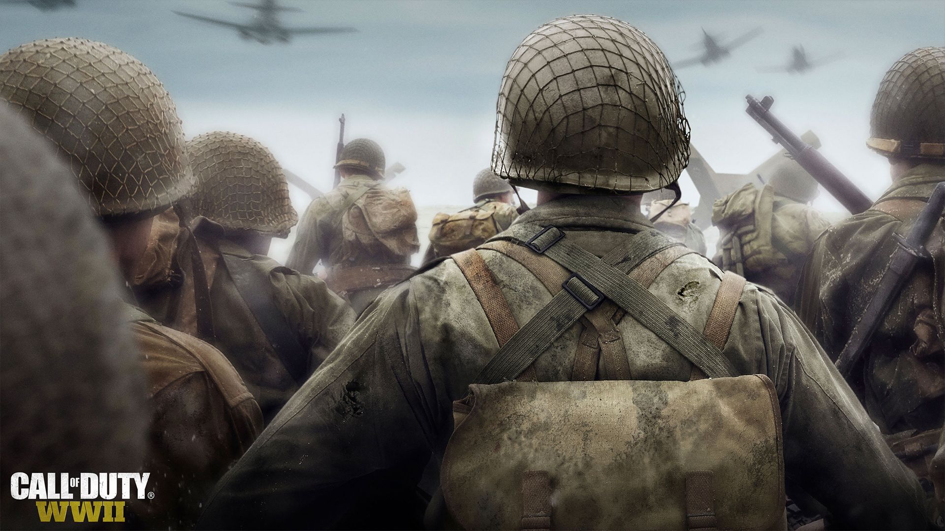 A moment before the landings on Omaha beach Wallpaper from Call