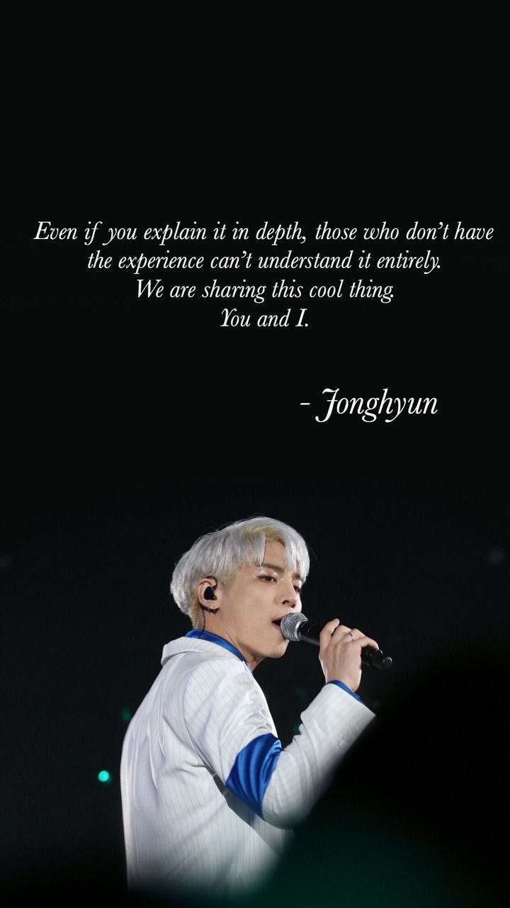 Tried To Make It Aesthetic Ish Shinee Jonghyun Jonghyun Jonghyun Quotes Wallpaper & Background Download