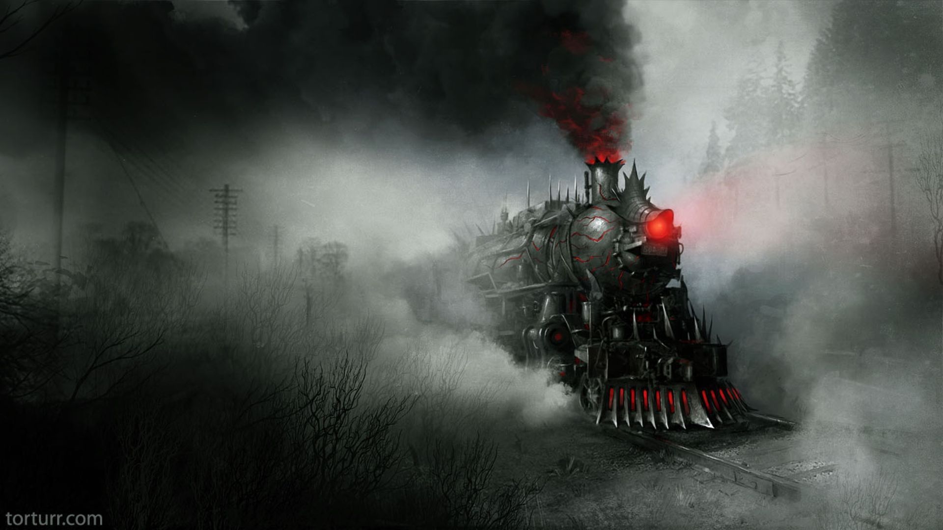 3D Train Wallpaper, Picture