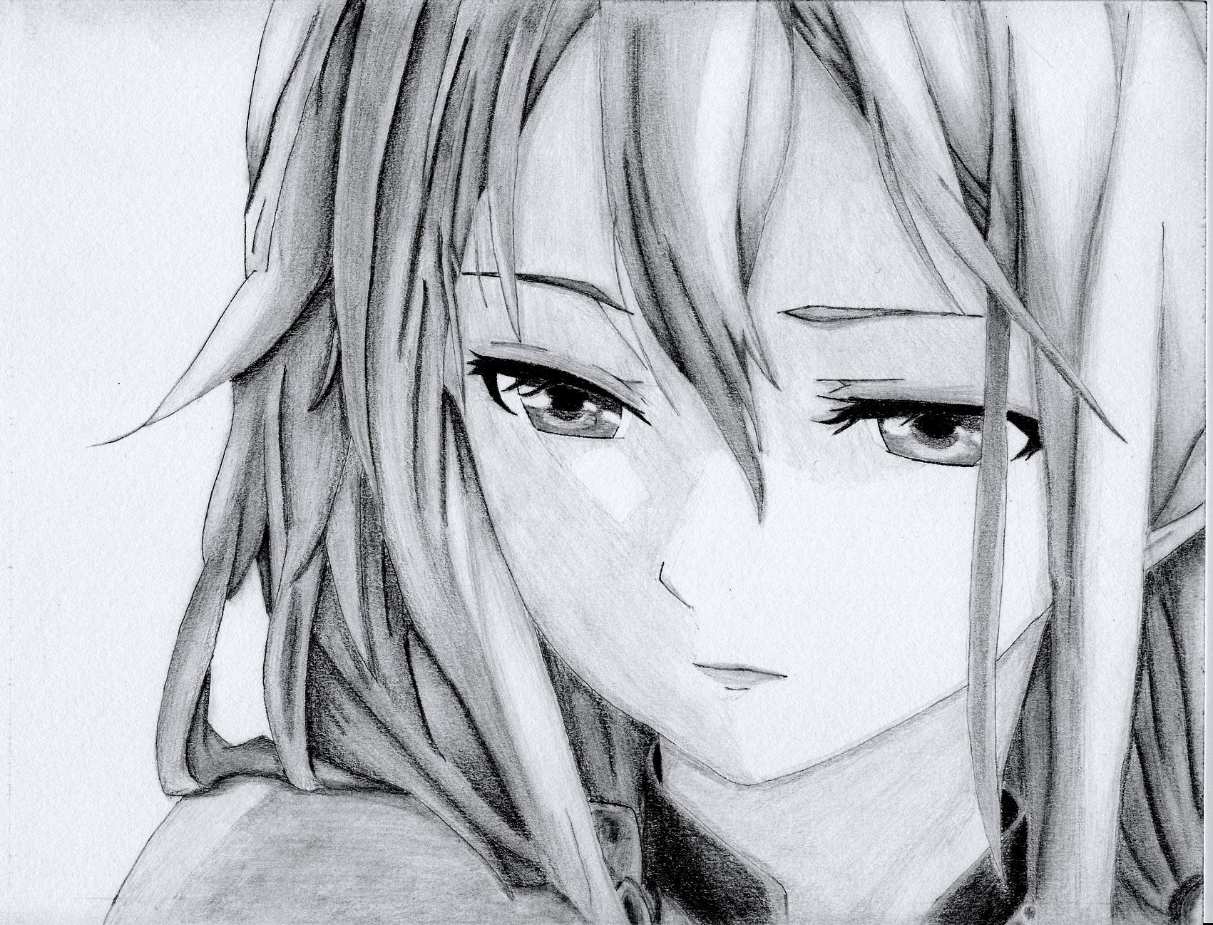 Sad Girl Sketch Wallpaper Sad Girl Animation Sketch Sad Anime Drawings Wallpaper & Background Download