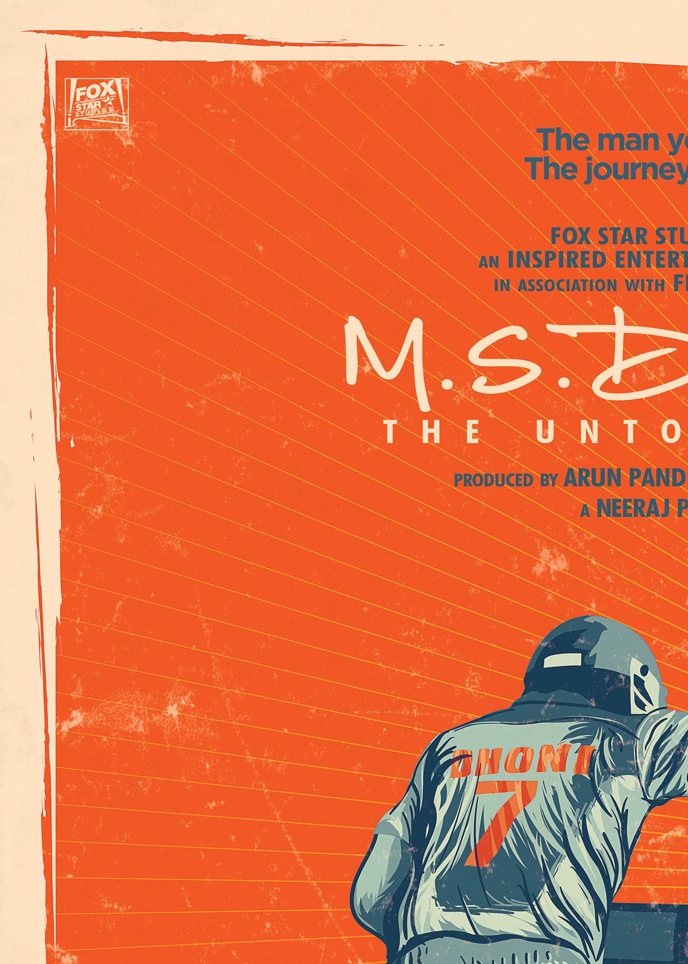 MS DHONI Spl edition poster