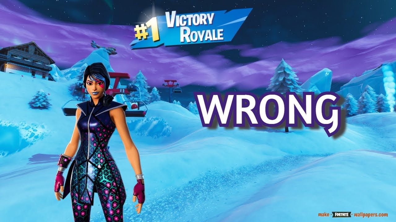 Fortnite Montage Wrong