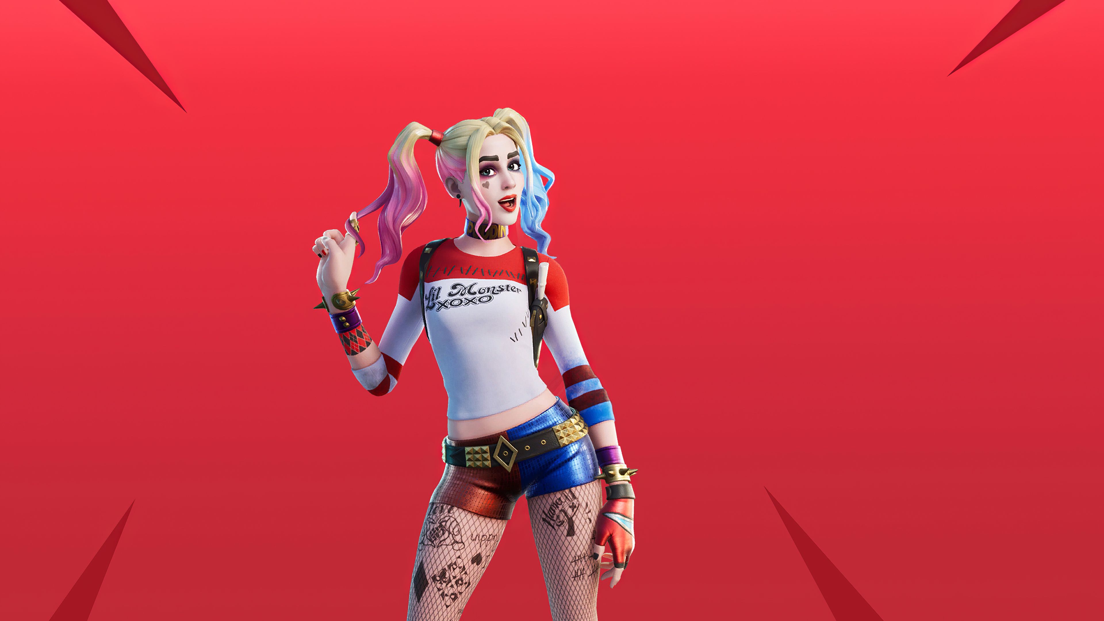 Fortnite Harley Quinn HD Games, 4k Wallpaper, Image