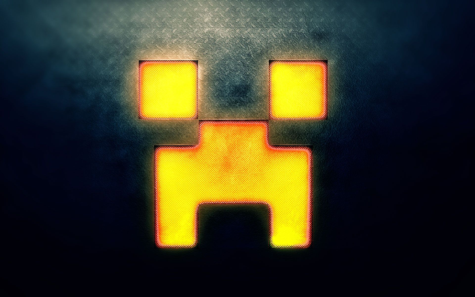 Minecraft Lava Creeper Face, HD Wallpaper & background Download