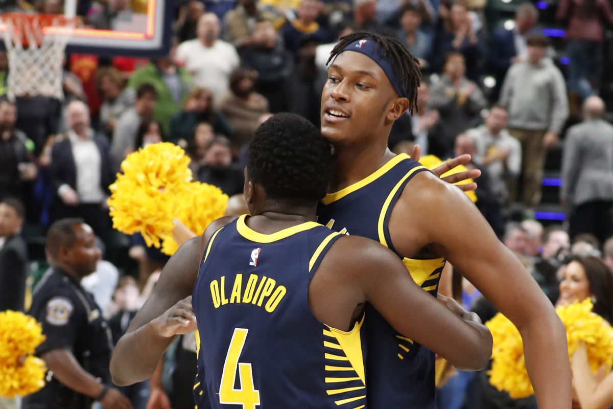 Indiana Pacers Stars Victor Oladipo And Myles Turner