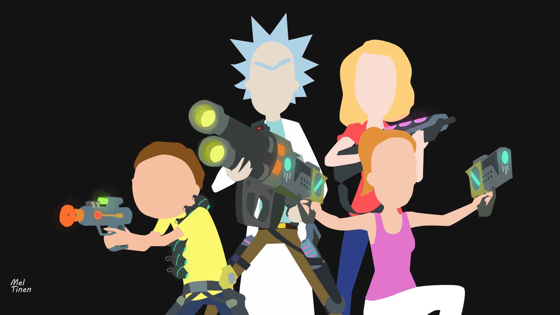 Rick and Morty, funny, minimal, rick and morty, rick y morty, HD phone  wallpaper