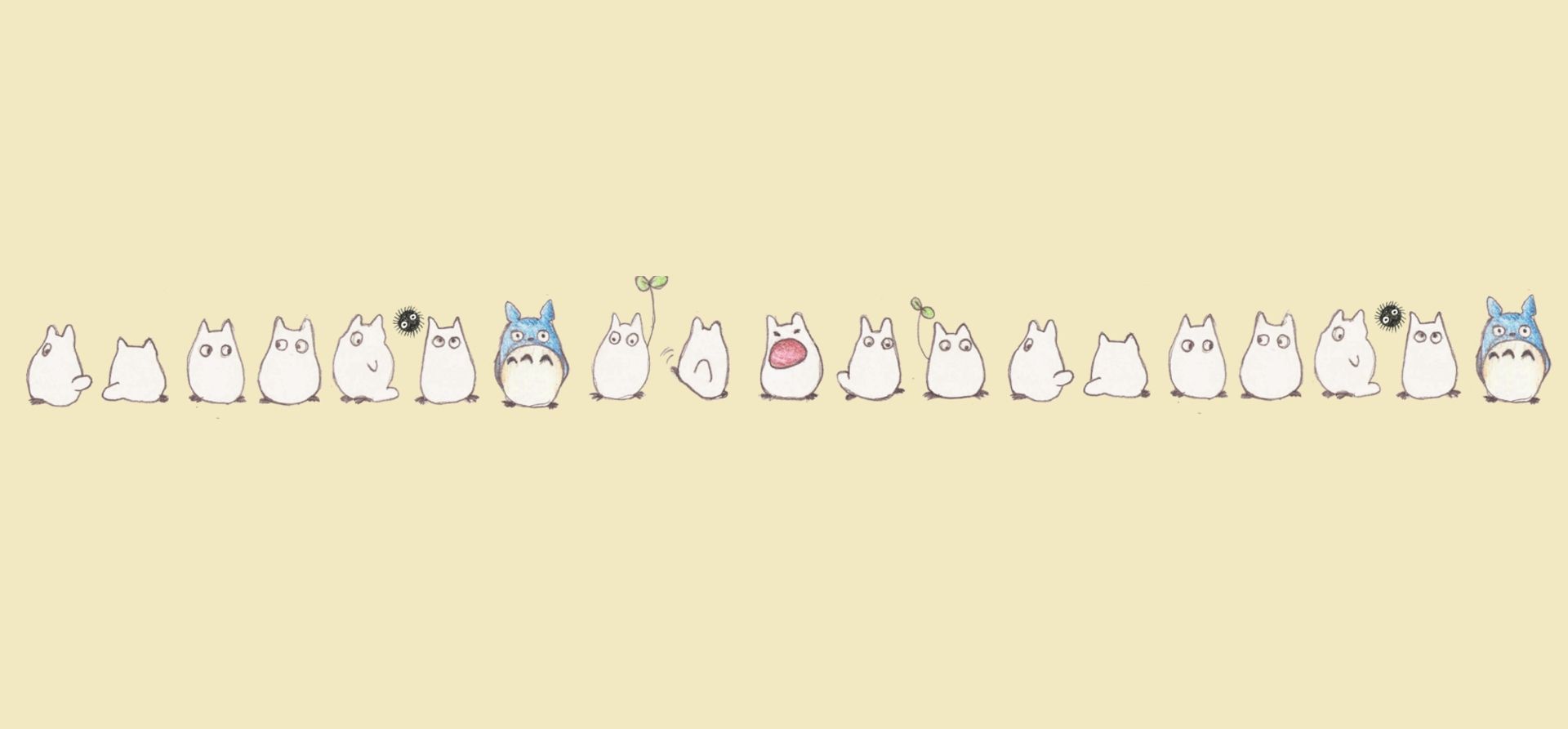 Kawaii Totoro Desktop Wallpapers