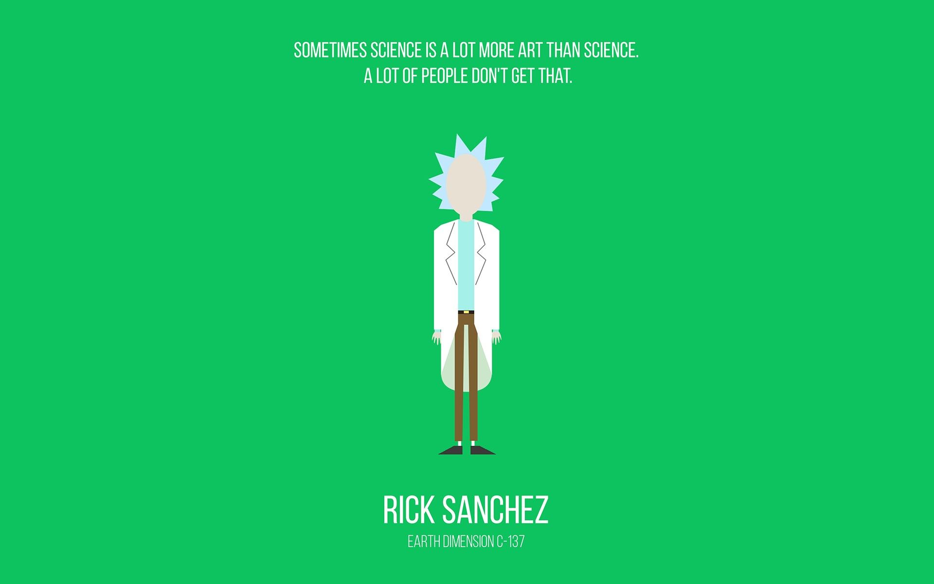 Rick And Morty Minimalist Wallpapers - Wallpaper Cave