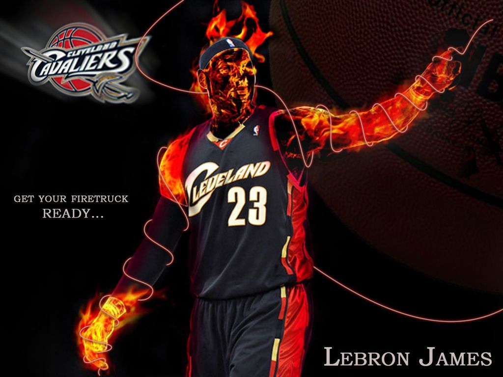 Free download LeBron James Wallpaper On Fire when he played
