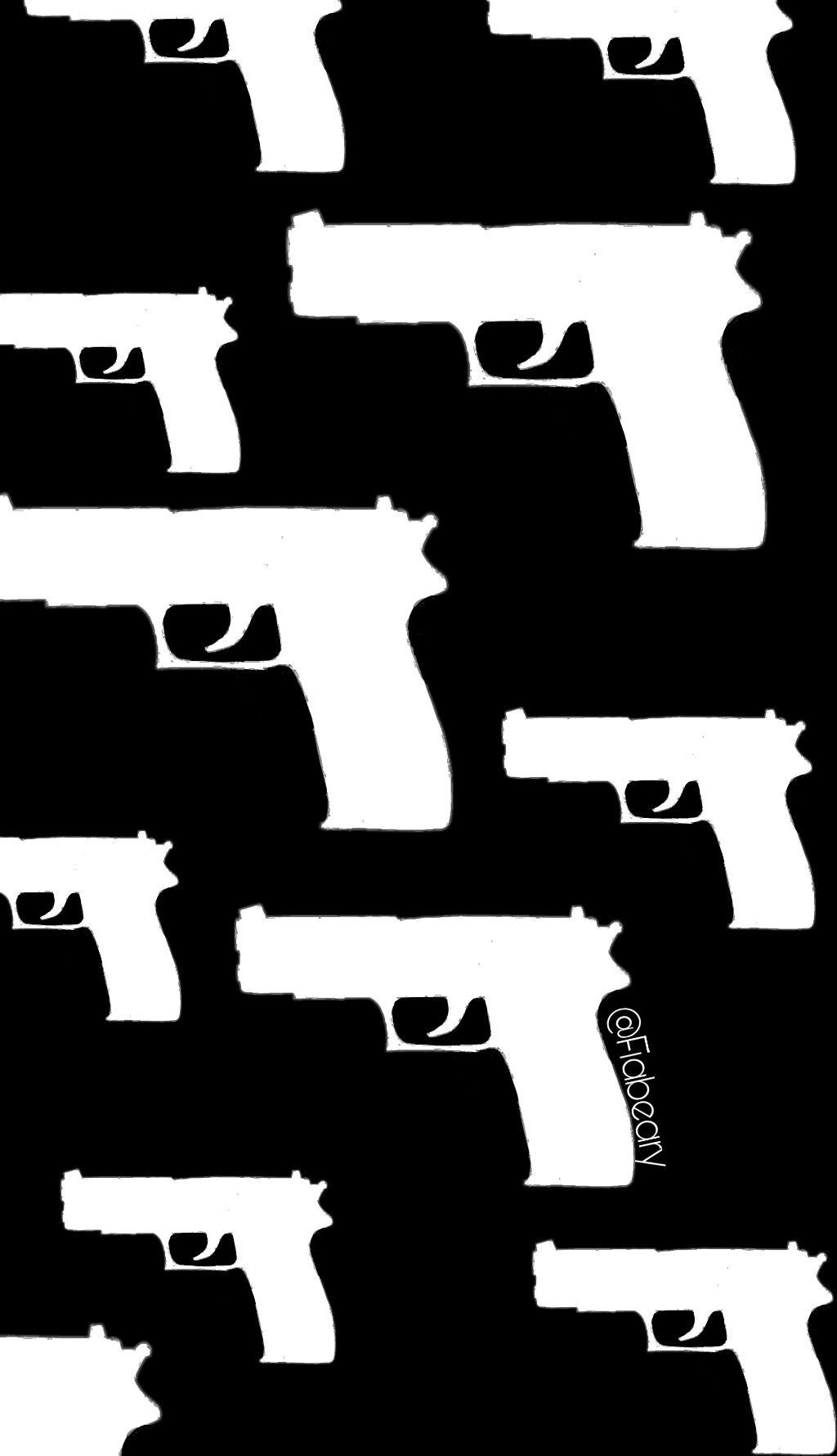 freetoedit #black #aesthetic #wallpaper #gun #guns