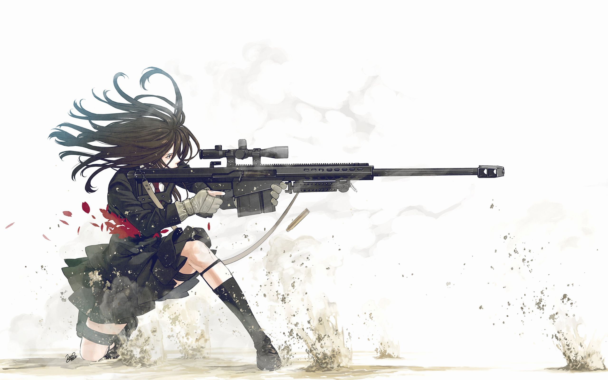 Unique Anime Girl with Sniper Rifle This Week