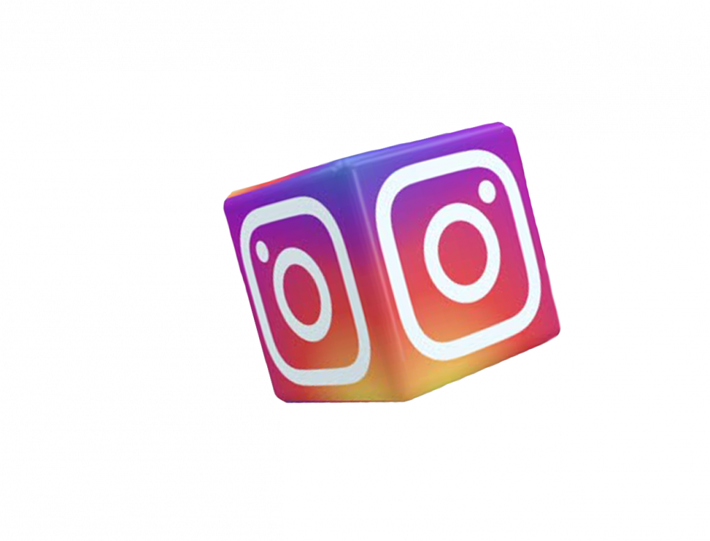 3d render live stream instagram icon sign design Vector Image