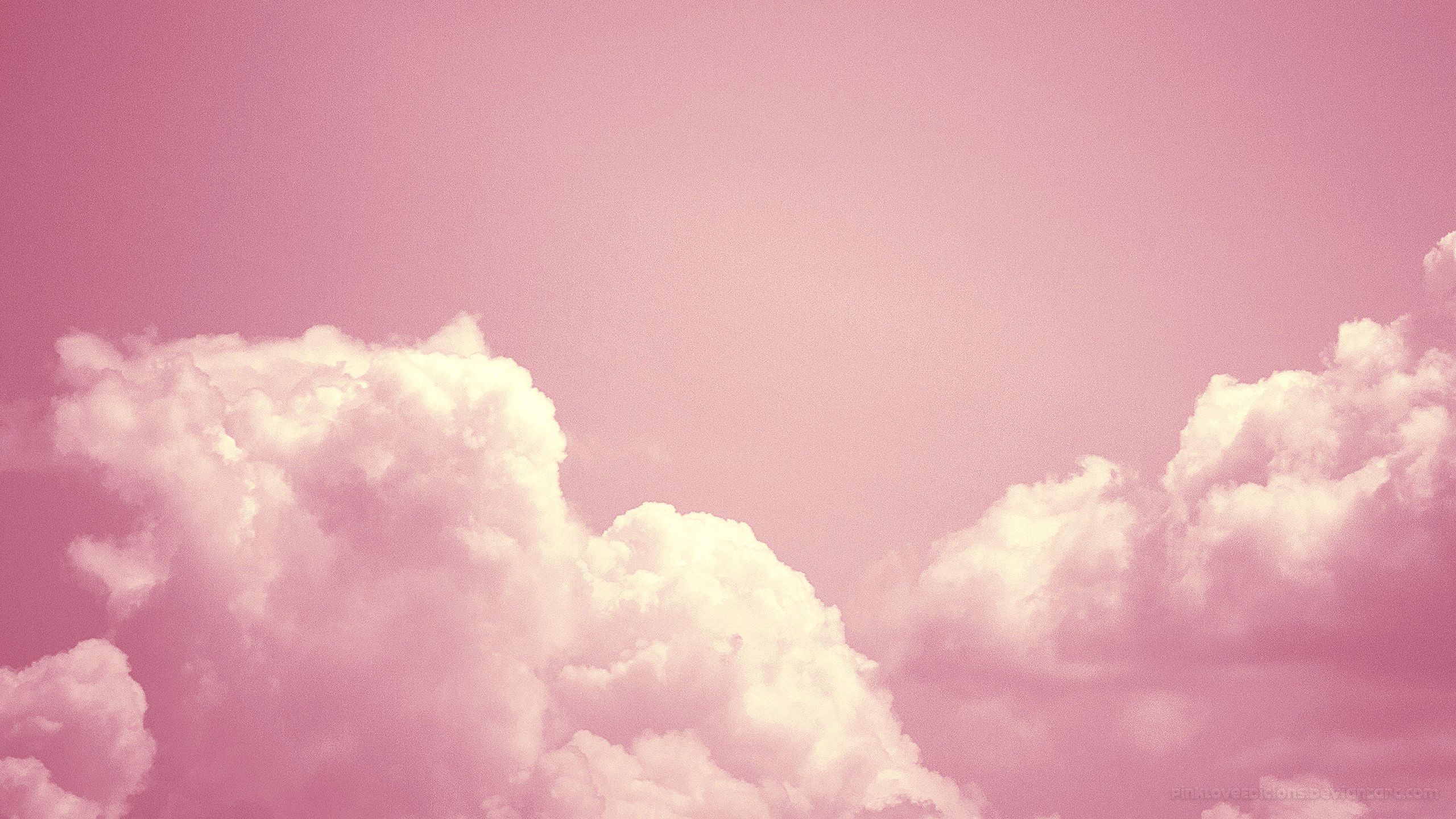 pink wallpapers aesthetic desktop cloud