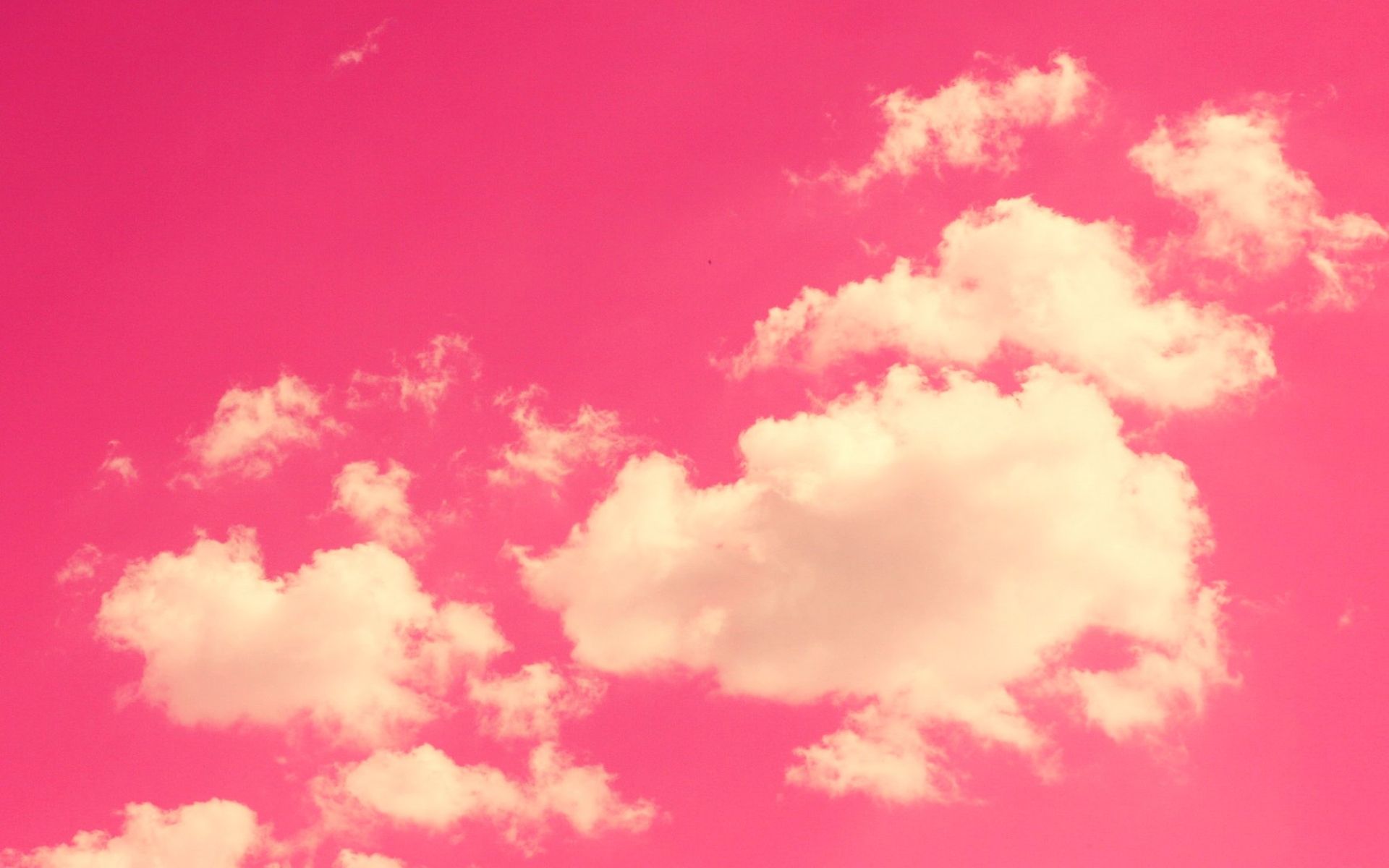 Pink Clouds Twitter Background. Twitter