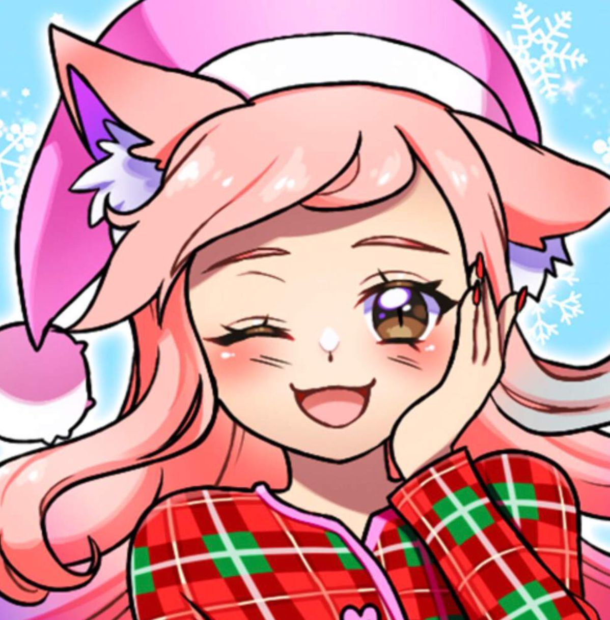 Leah Ashe Christmas. Cute anime chibi, Anime, Cute youtubers