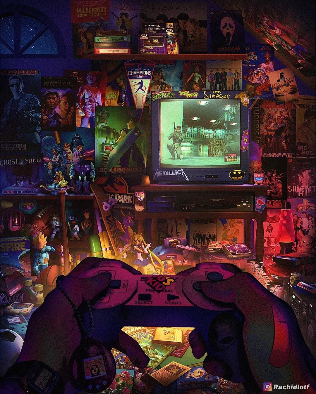 90's Kid. Retro gaming art, Video games artwork, Gaming wallpaper