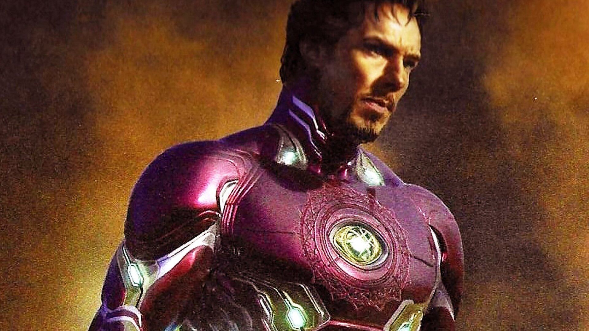 Interesting Image of Dr. Strange Wearing Iron Man Armor From