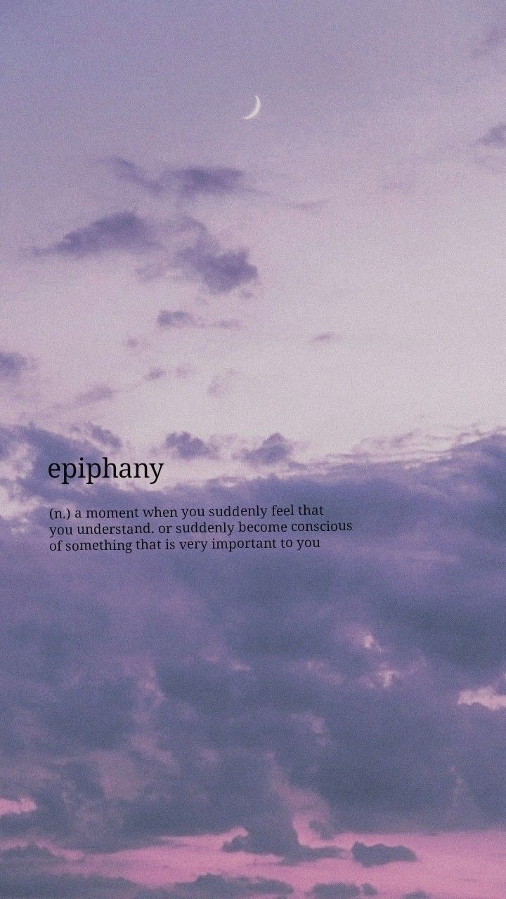 epiphany #wallpaper #meaning word definition. Weird words